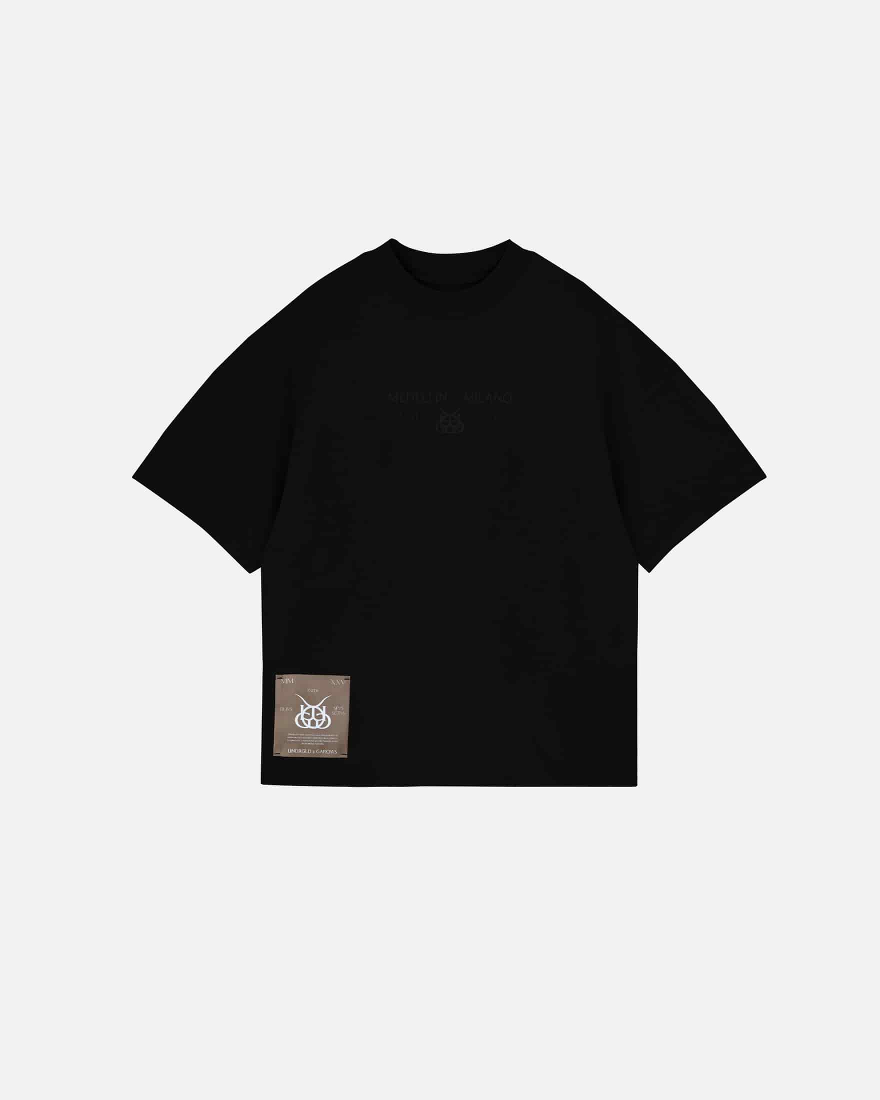 Santa Unión Basic Boxy Fit Tshirt Black - miniatura 3