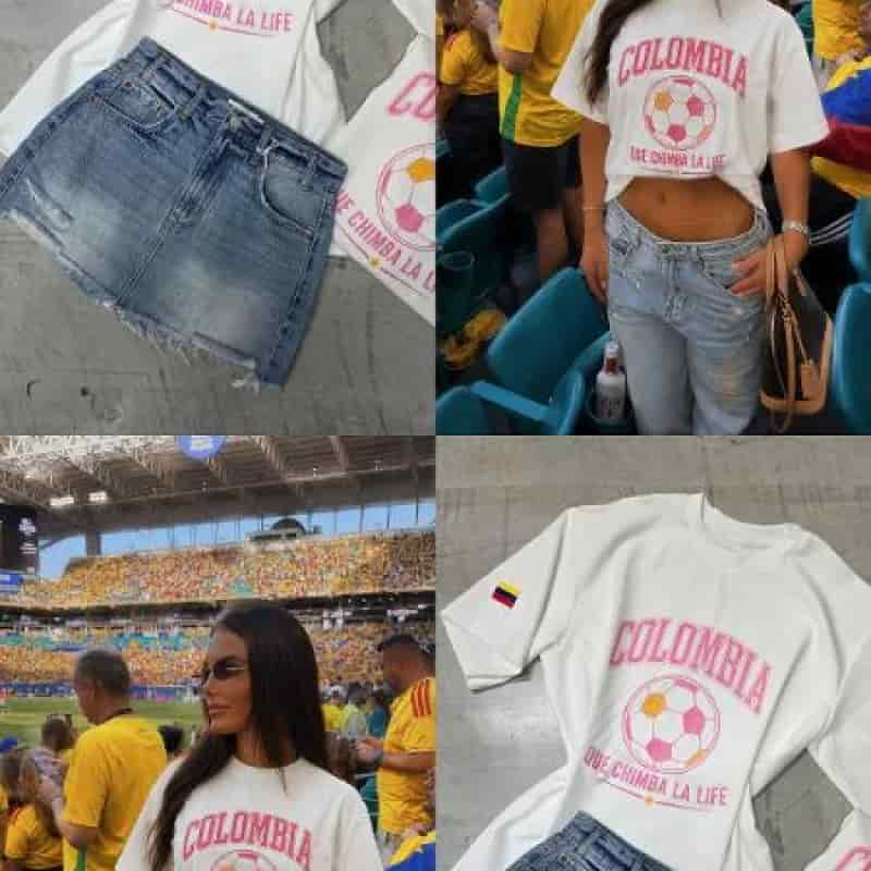 CAMISA COLOMBIA EN ROSADO - miniatura 2