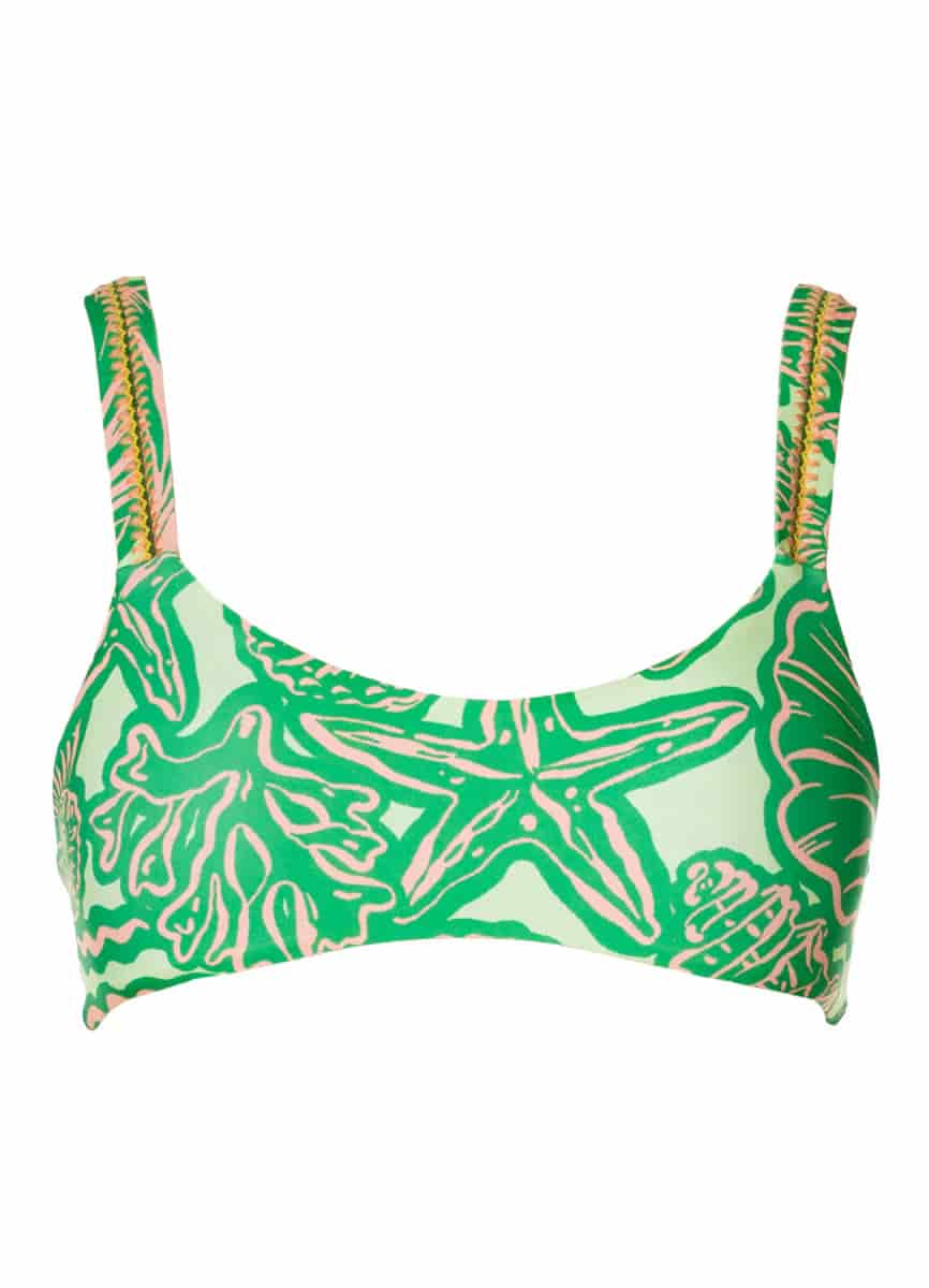 Maaji Soft Coral Quinn Low Rise Thin Side Bikini Bottom - miniatura 5