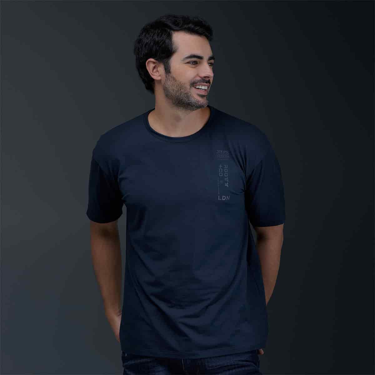 Camiseta Regular Azul - miniatura 1