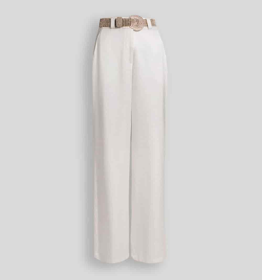 Pantalon tiro alto con correa - miniatura 11