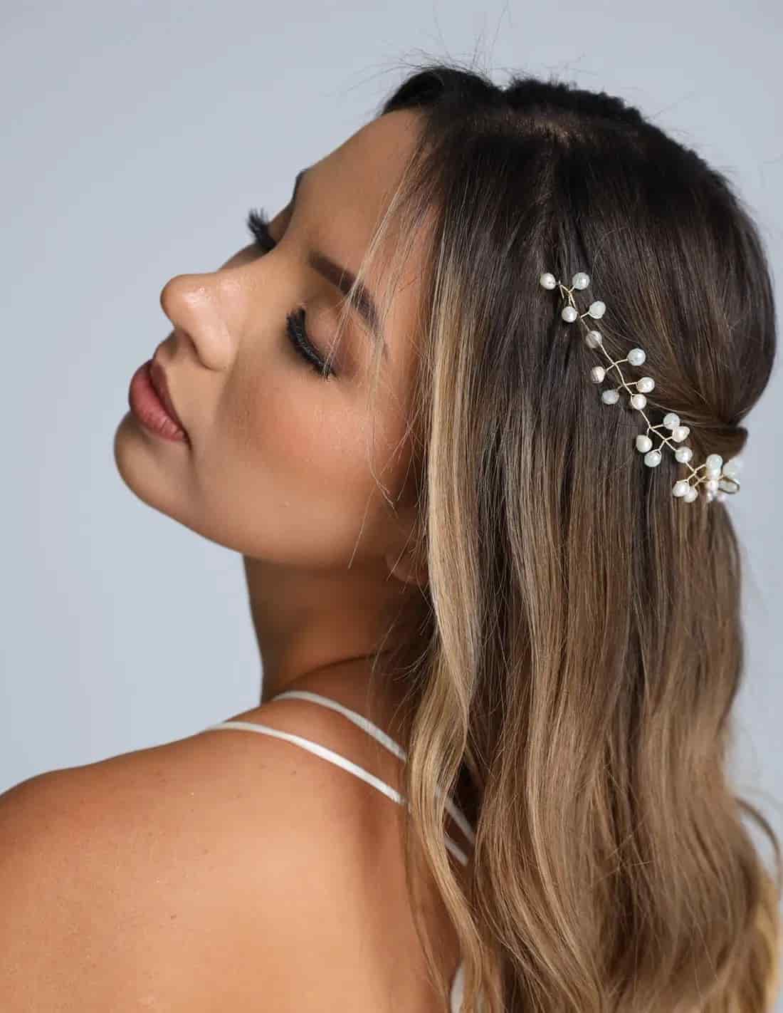 Tiara Martina Pearl + Crystal Ivory - miniatura 3