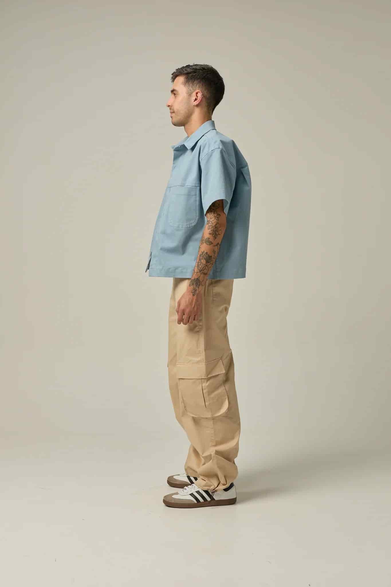 Camisa Boxy | azul piedra - miniatura 1