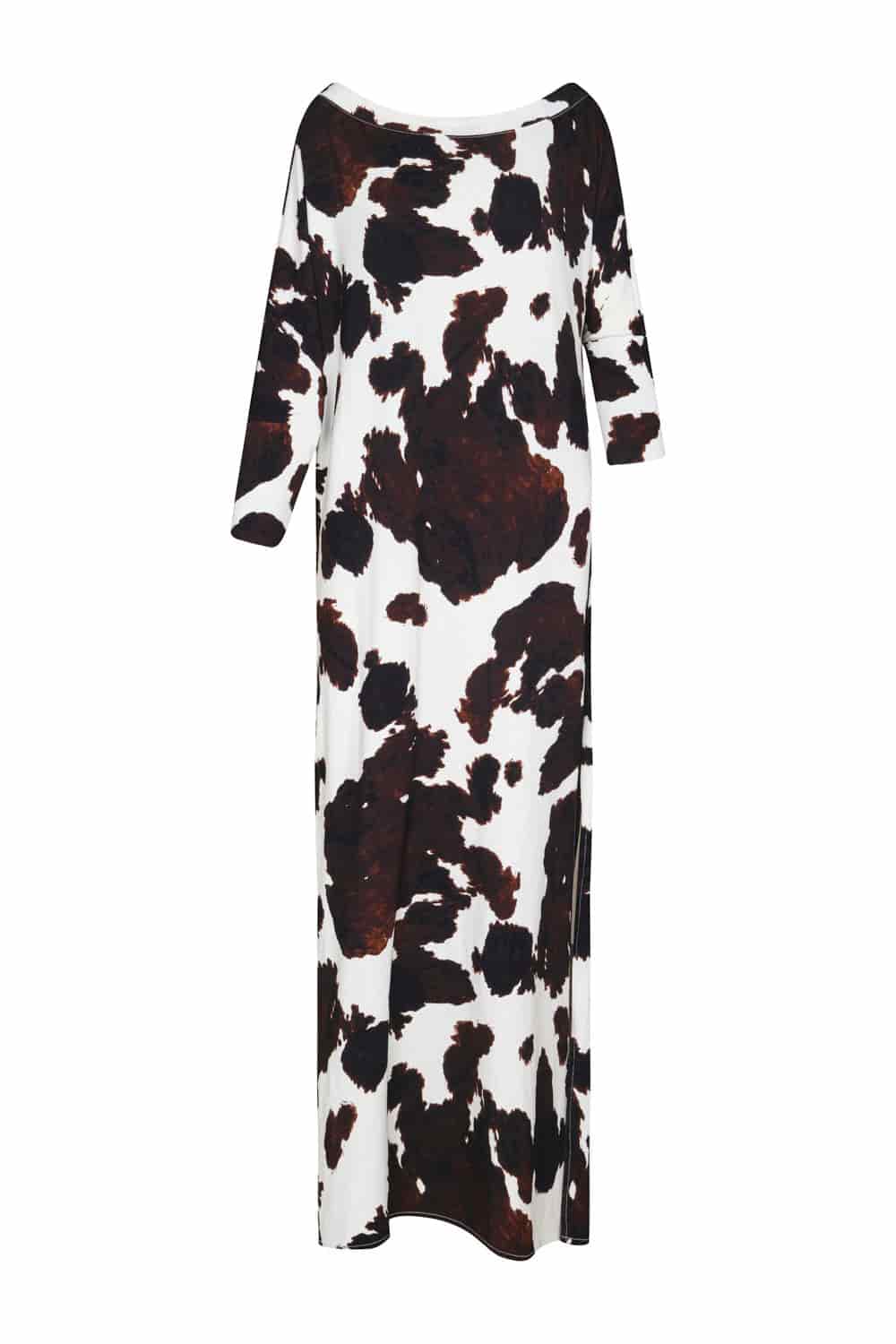 Vestido monaco ivory coffee - miniatura 2
