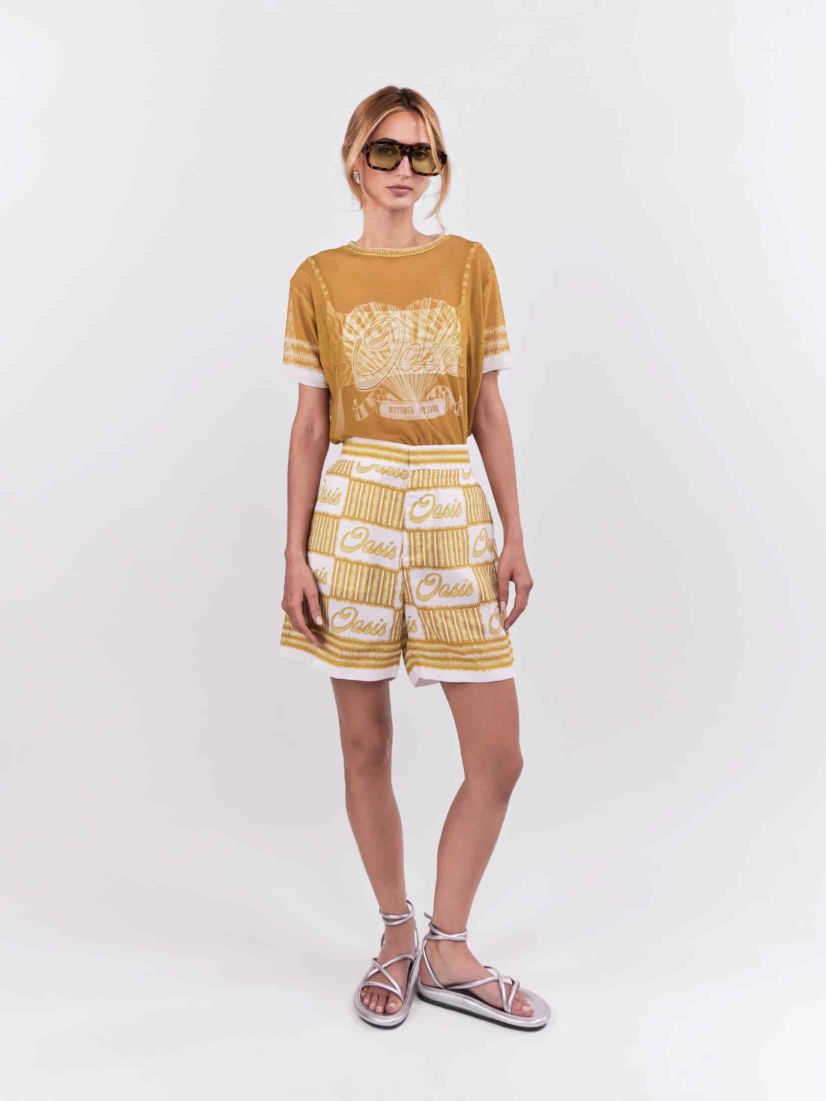 Short Oasis - Oro - miniatura 1