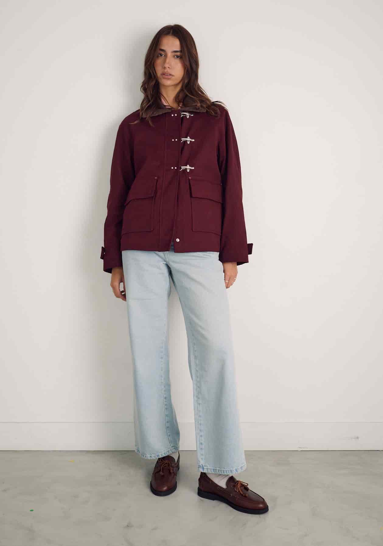 Chaqueta M Scarlet Vino Osc - miniatura 1
