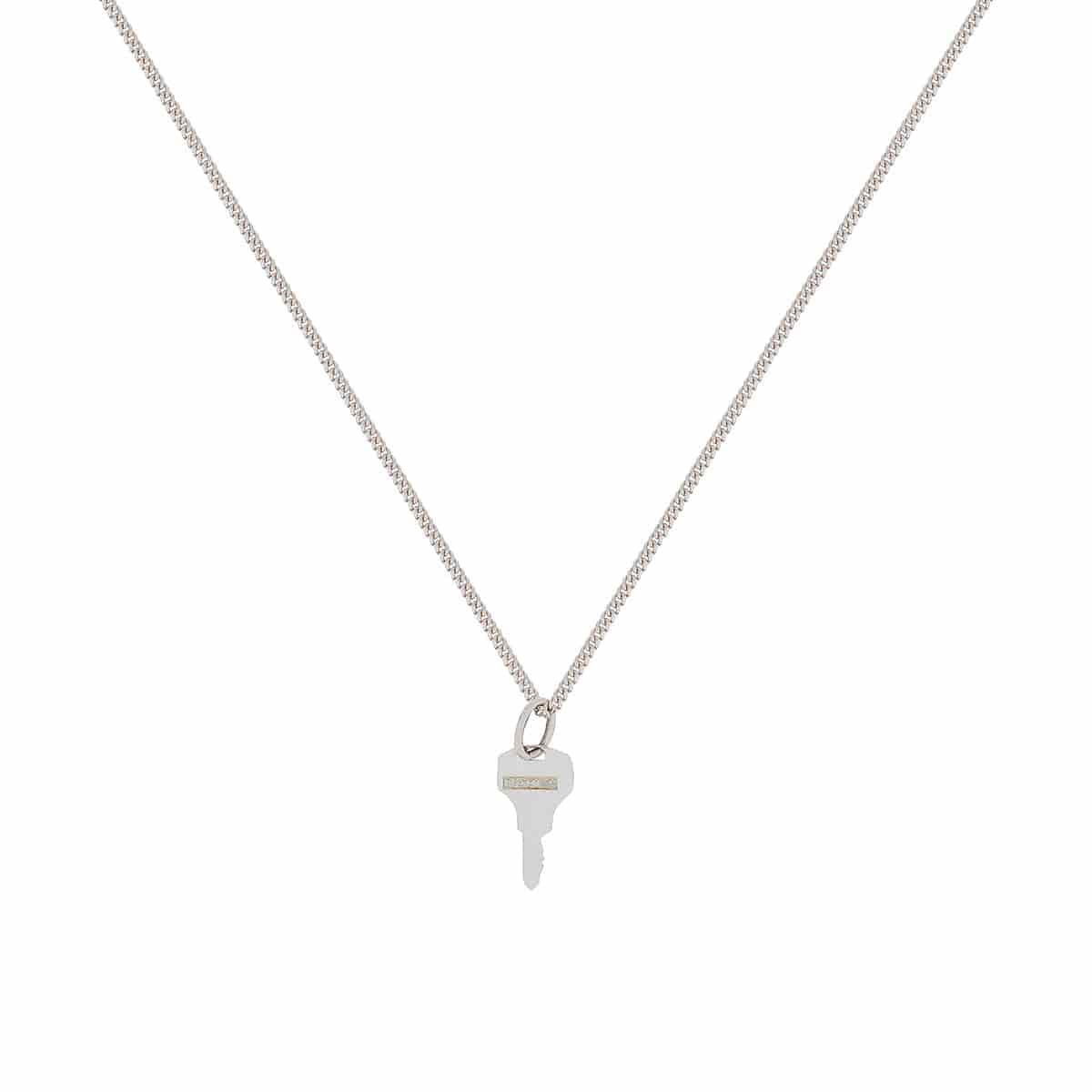 THE KEY NECKLACE  | CADENA CON DIJE DE LLAVE EN PLATA LEY 925 - miniatura 2