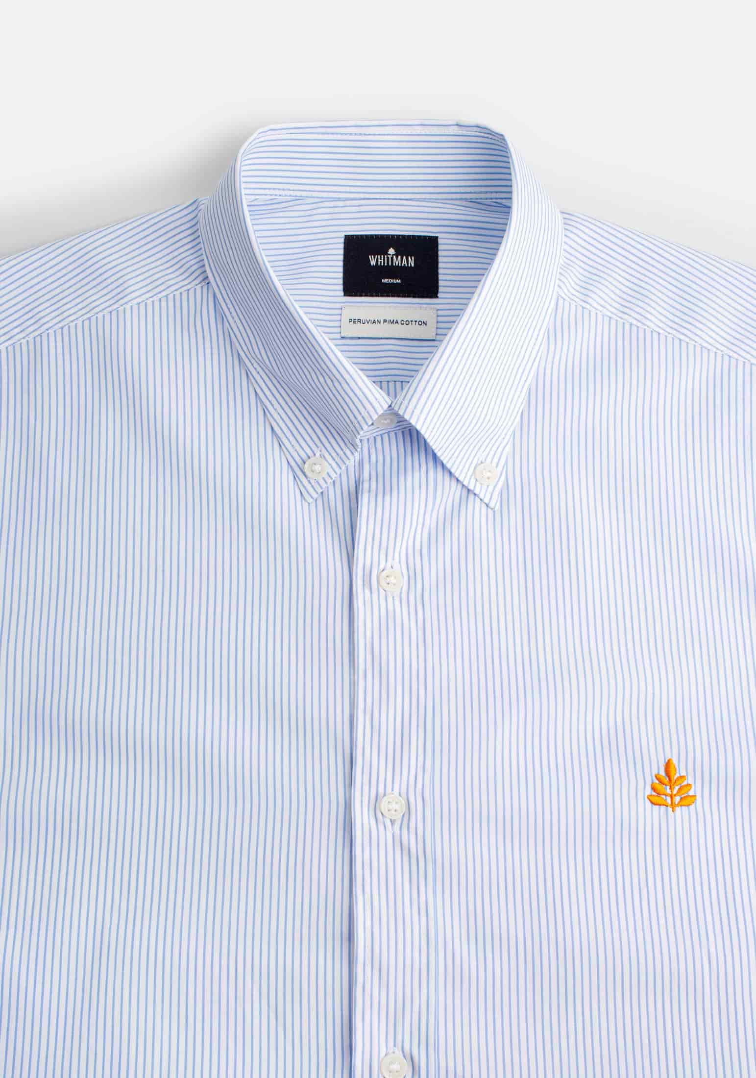 Camisa H CBD Rayas L-Nar Azul Claro - miniatura 2
