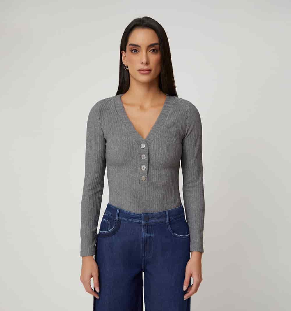 Blusa manga larga - miniatura 2