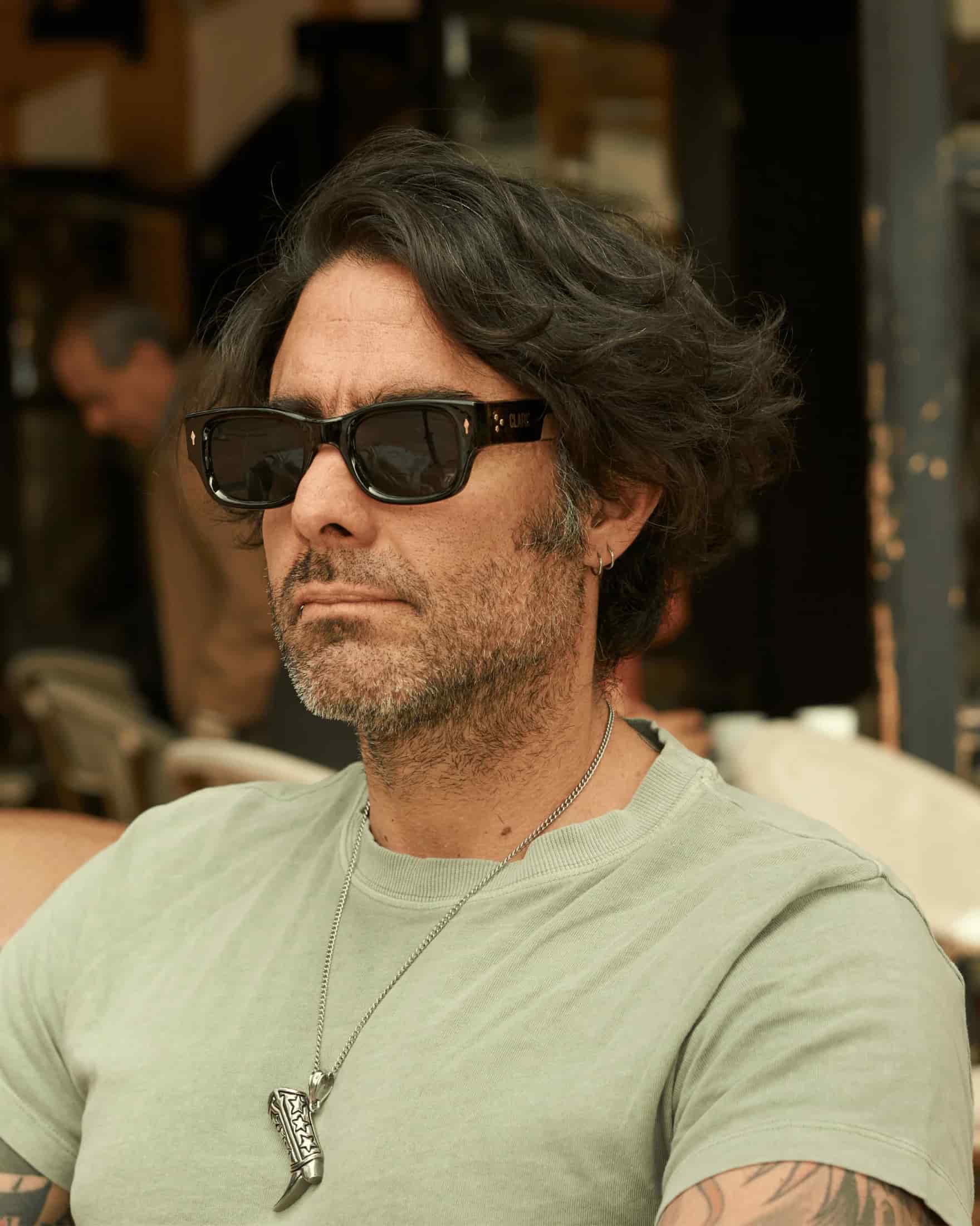 DENZEL SUNGLASSES - BLACK - miniatura 4