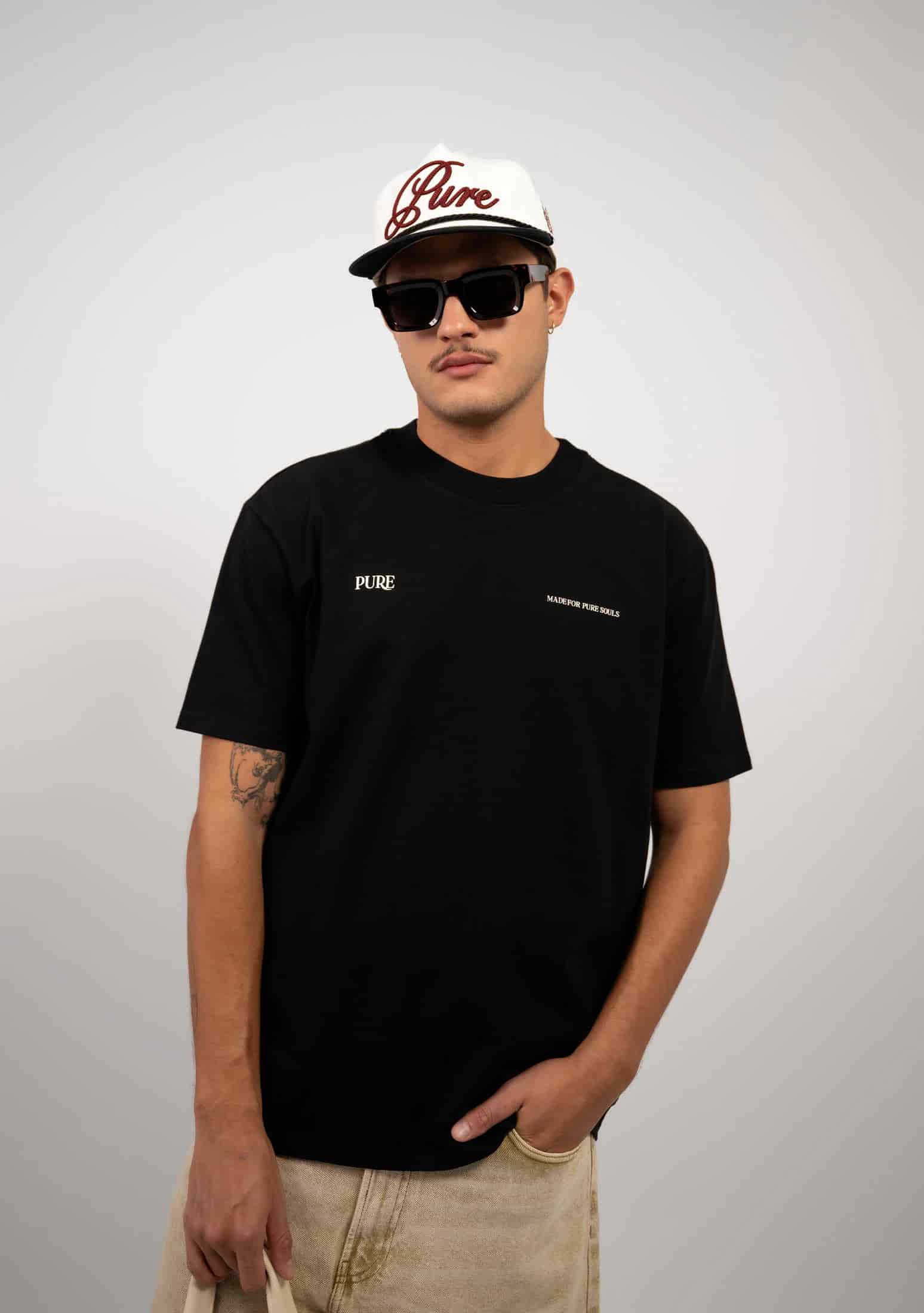 Pure Black Regular T-Shirt - miniatura 1