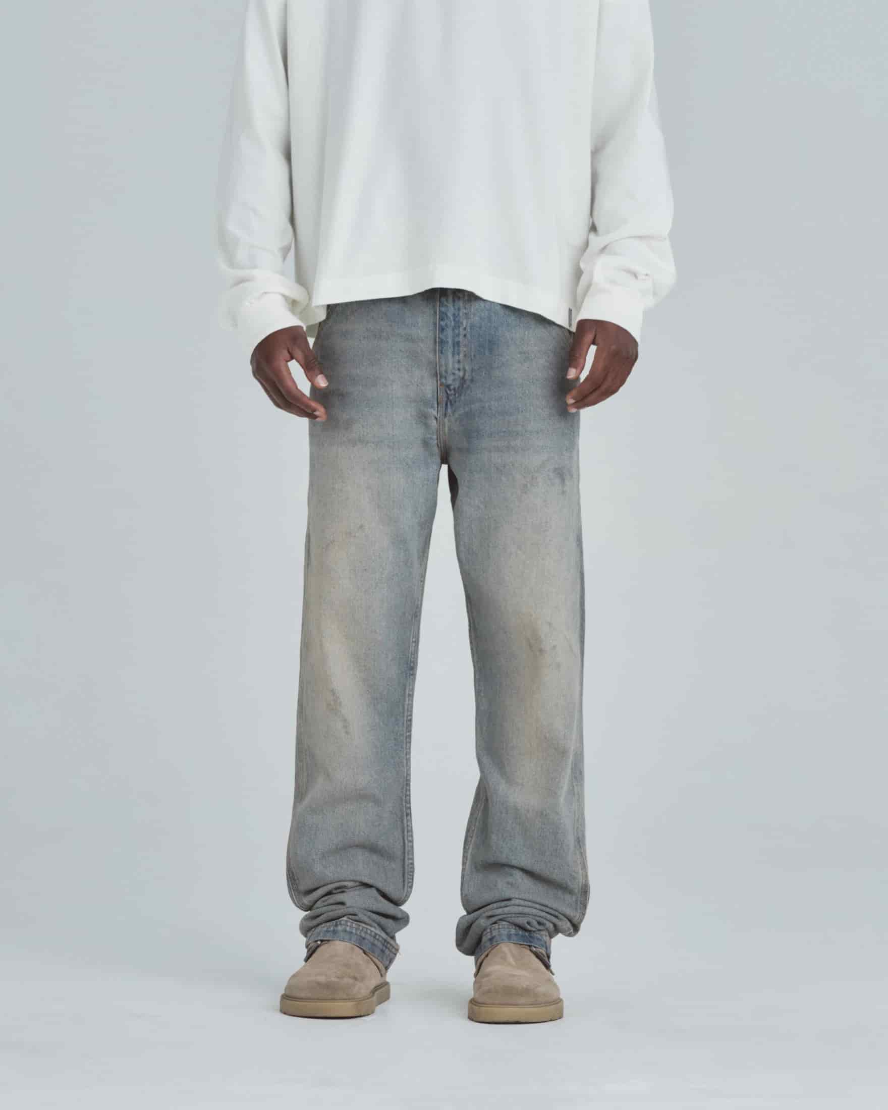 Line Basic Slim Fit Jeans Dirty Blue - miniatura 2