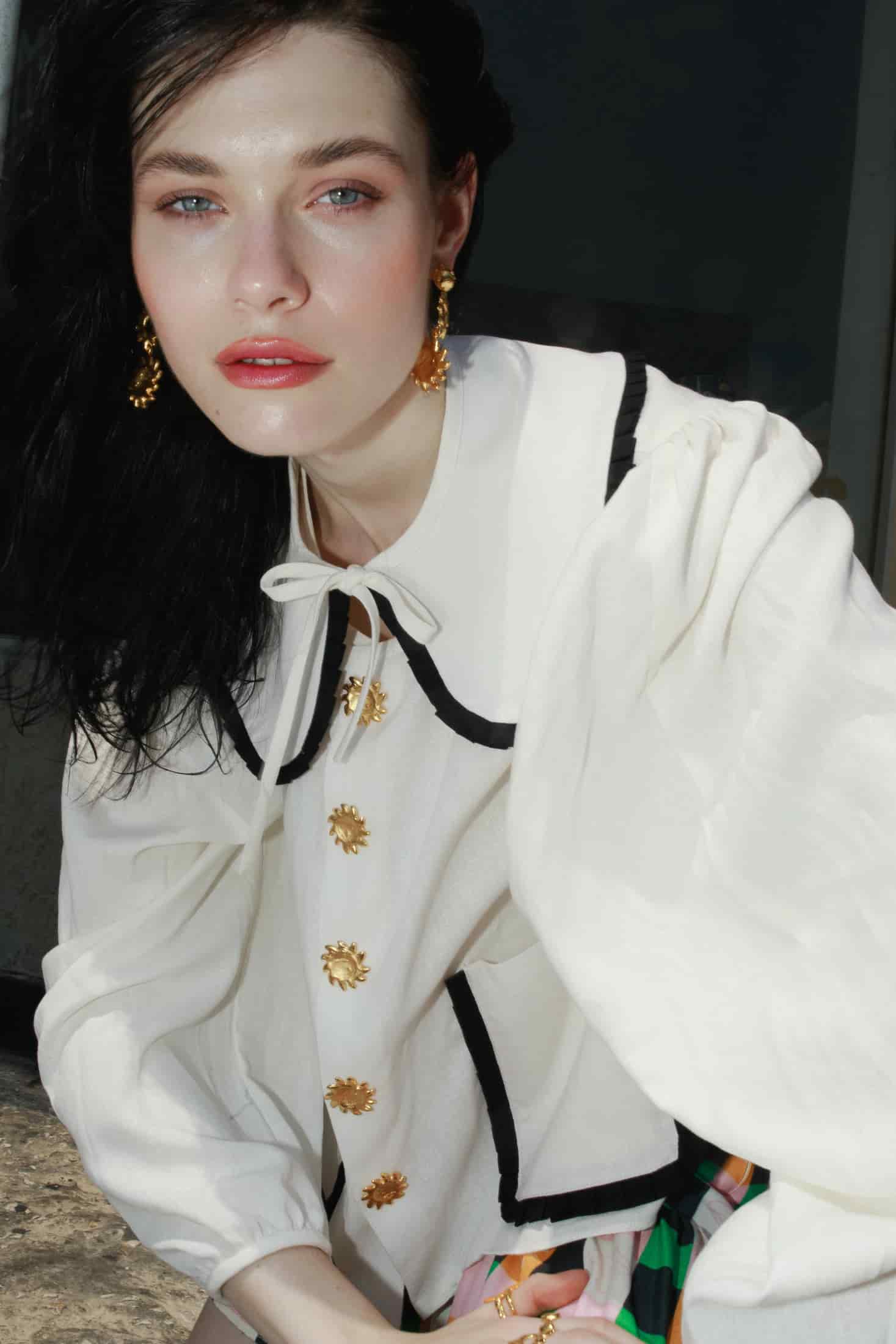 FLOR DE SOL SHIRT (IVORY) - miniatura 1