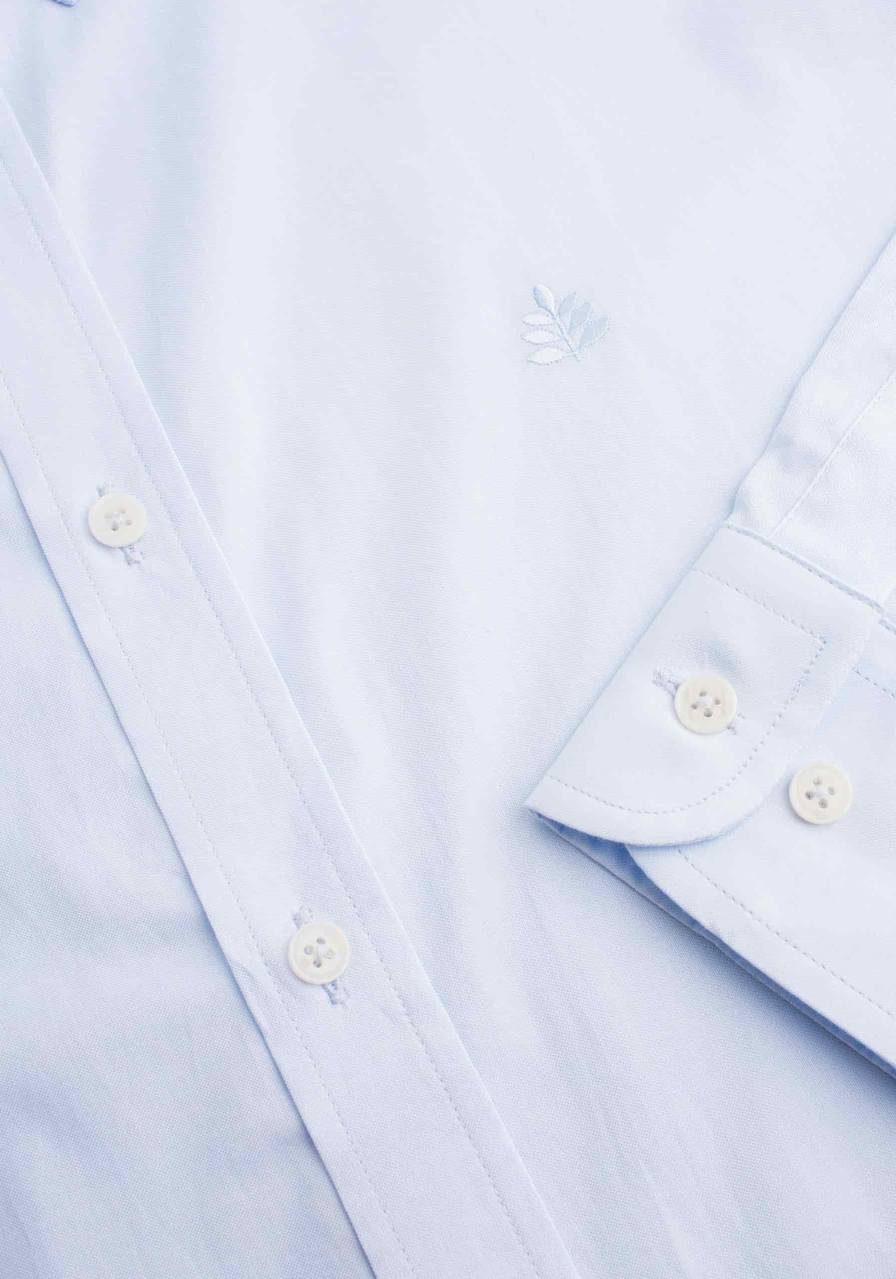 Camisa H CBD Unicolor L-Atn Azul Claro - miniatura 3