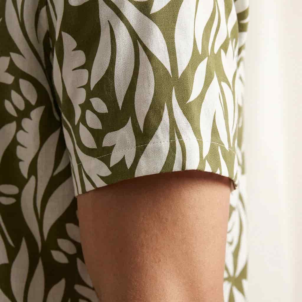 Camisa Bowling Estampada Verde C303 - miniatura 5