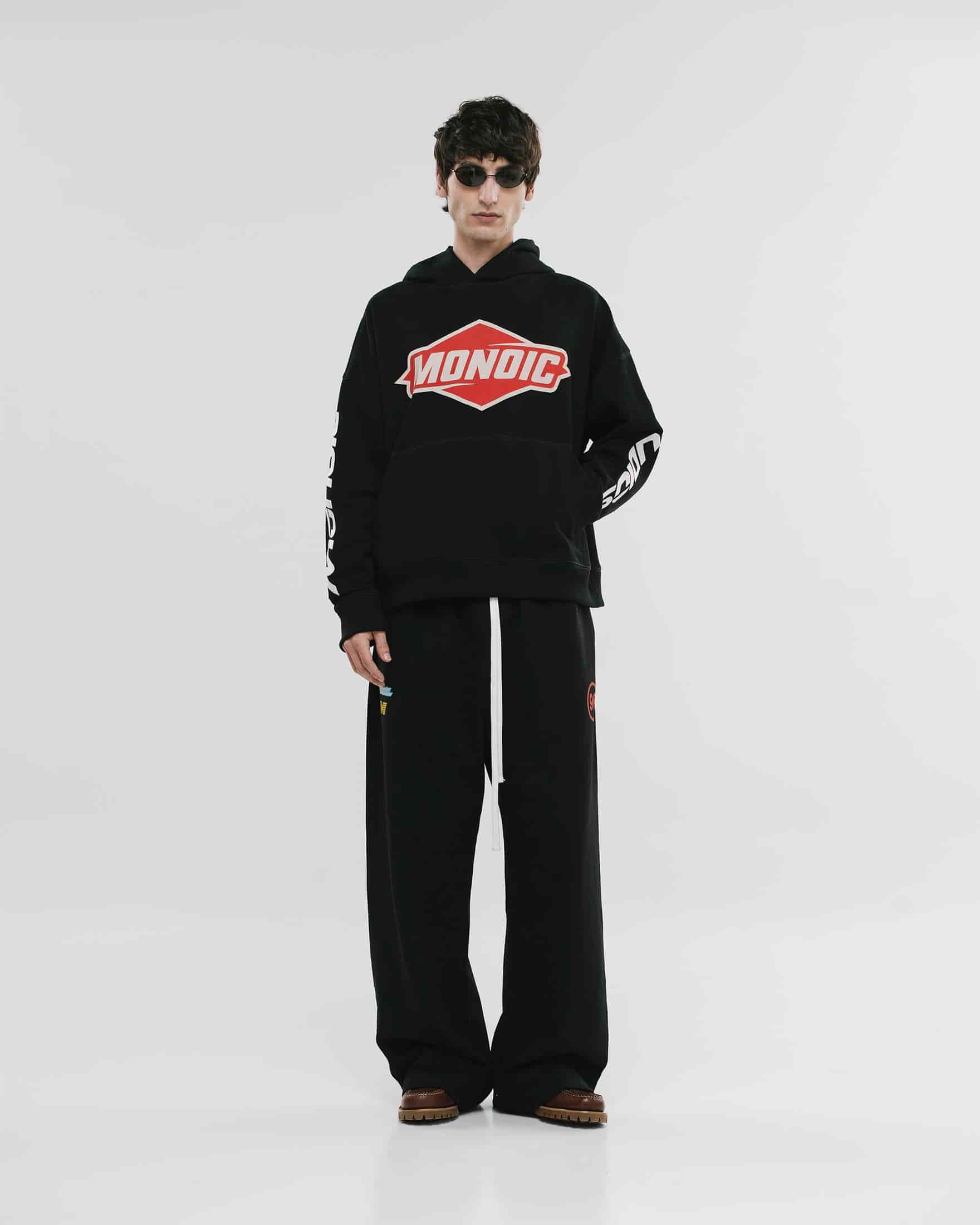 Hoodie Oversized Oil - Negro Oscuro - miniatura 3