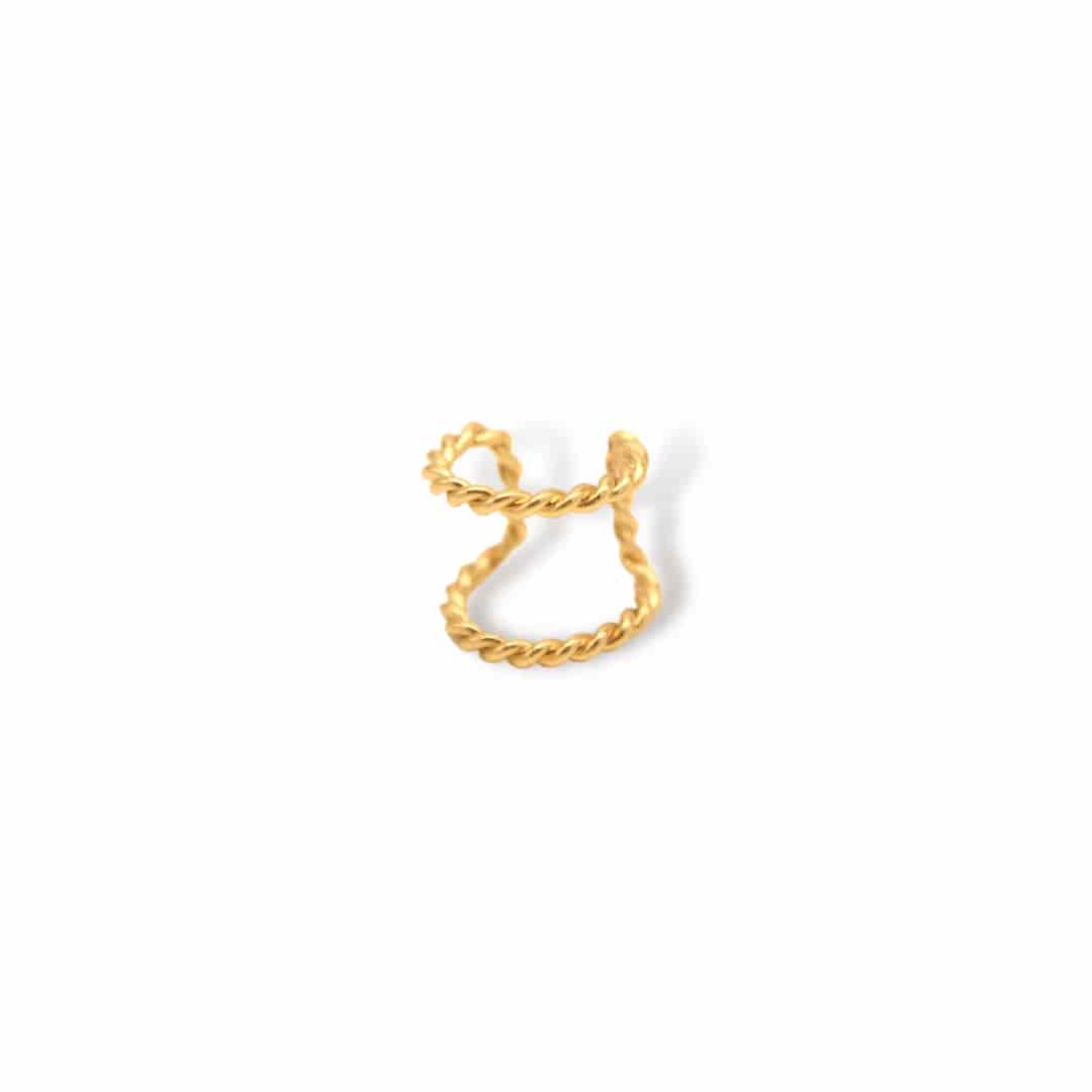 Earcuff entorchado ancho - miniatura 3