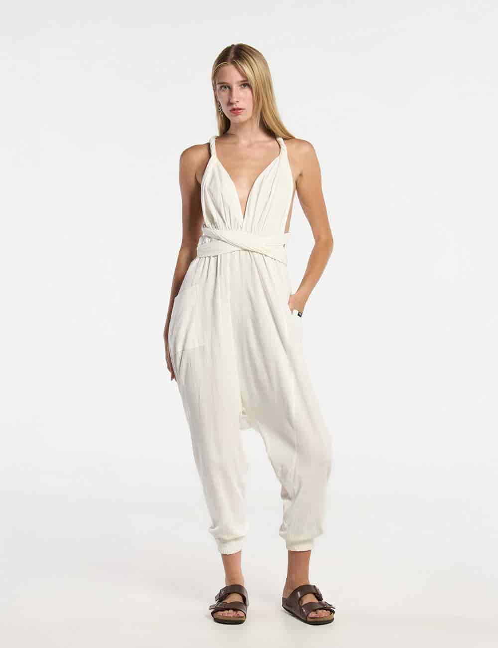 Jumper Tiras cruzadas Mooring crudo Mujer - miniatura 7