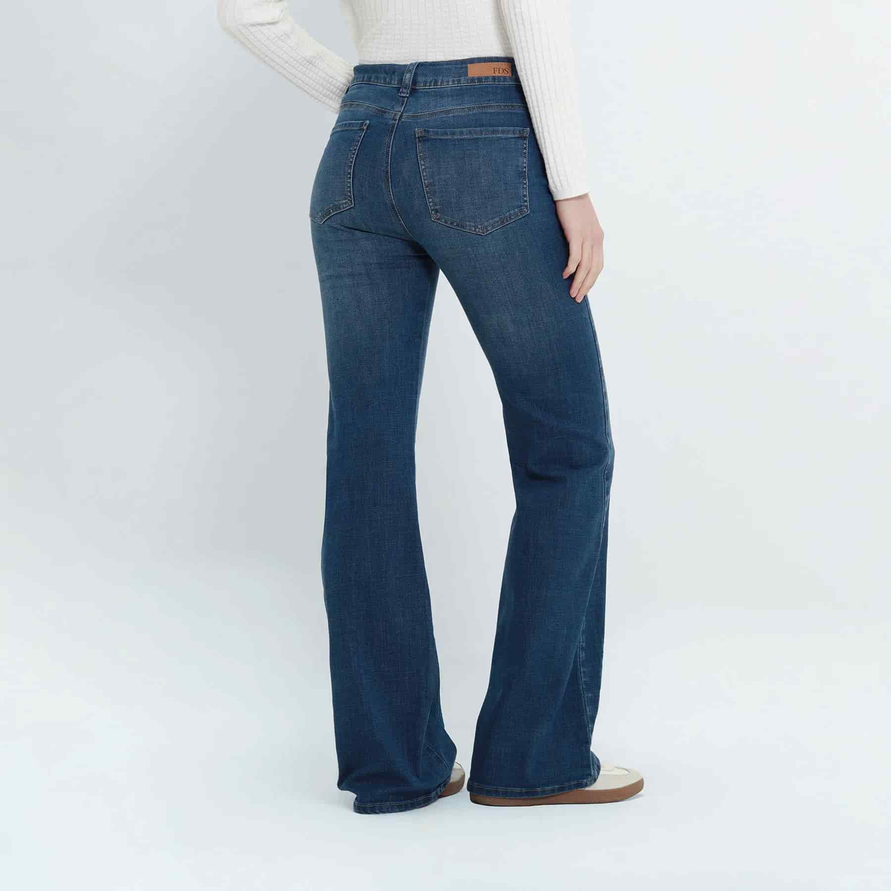 Jean Tiro Alto Bota Flare - miniatura 4