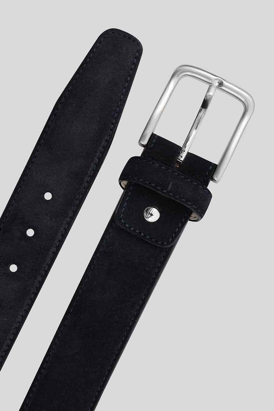 Men's crosta black belt - miniatura 1