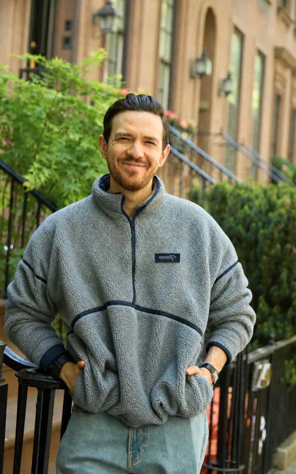 SACO OVEJERO BOXY CAFÉ - UNISEX - miniatura 2