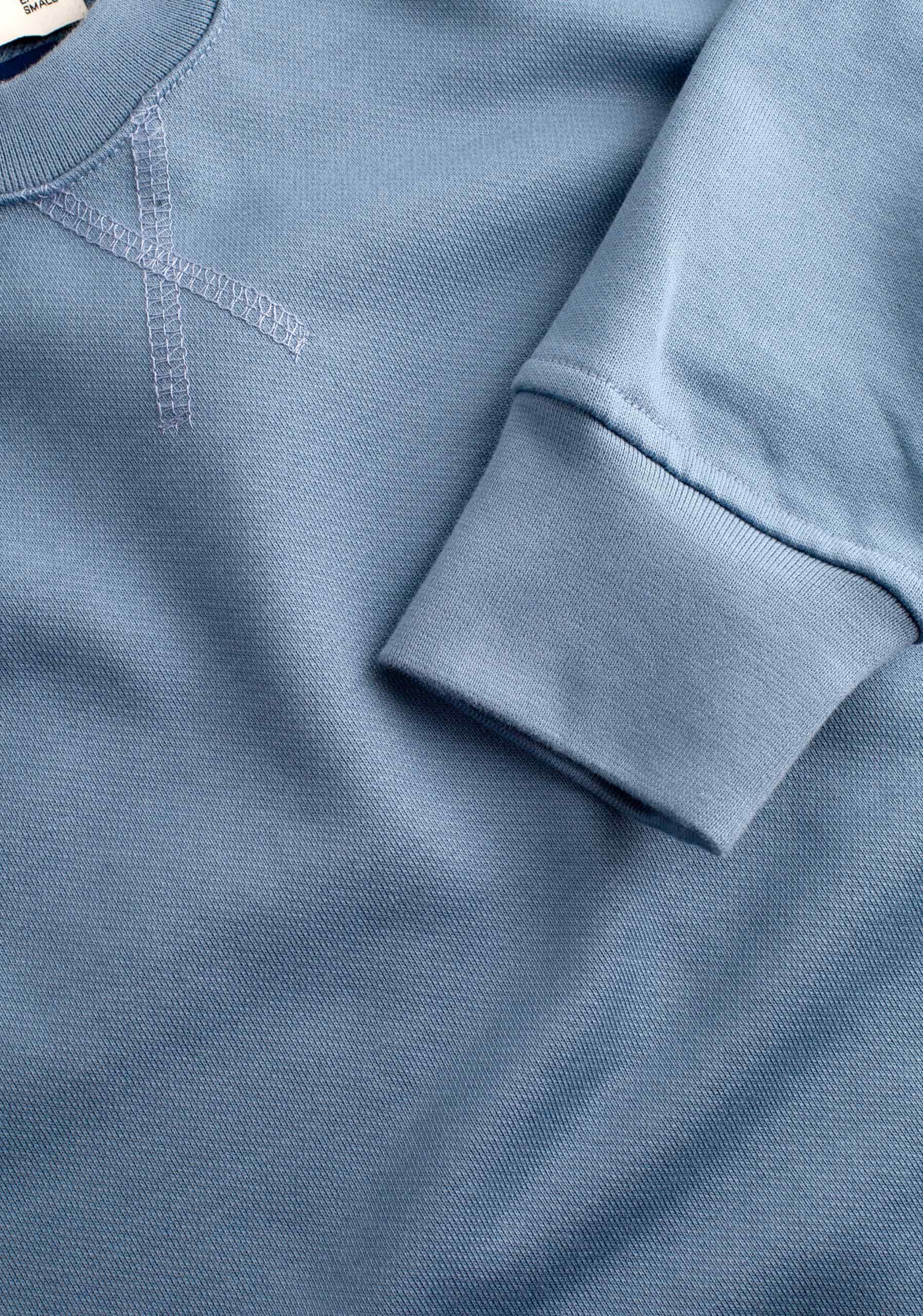 Buzo H Crew Neck Unicolor Azul Claro - miniatura 2