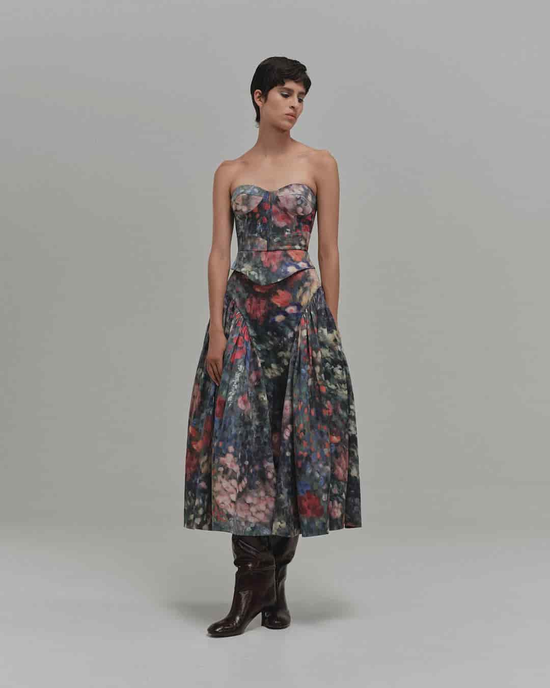 "BEGONIA" MIDI SKIRT - miniatura 2