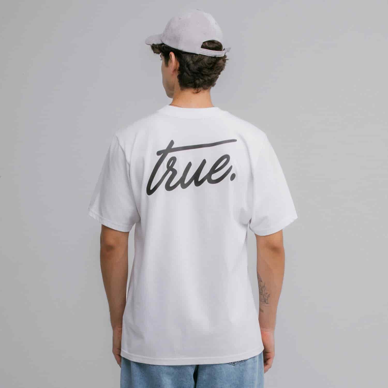 Cursive Logo T-Shirt - White - miniatura 4