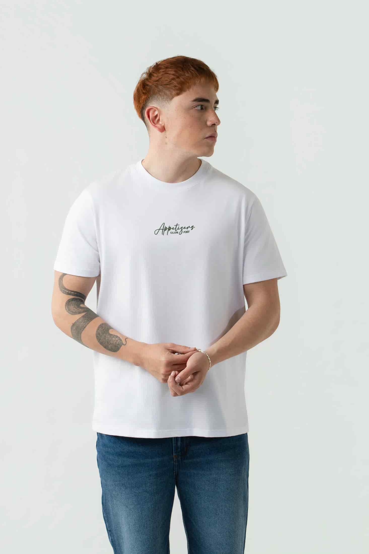 CAMISETA ESPECIAL ESTAMPADO LOCALIZADO COLOR BLANCO BLANCO - miniatura 2