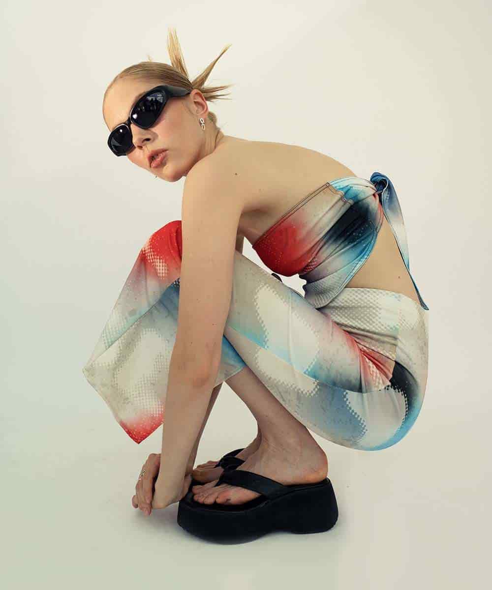 Long Skirt in Grafitti - miniatura 2