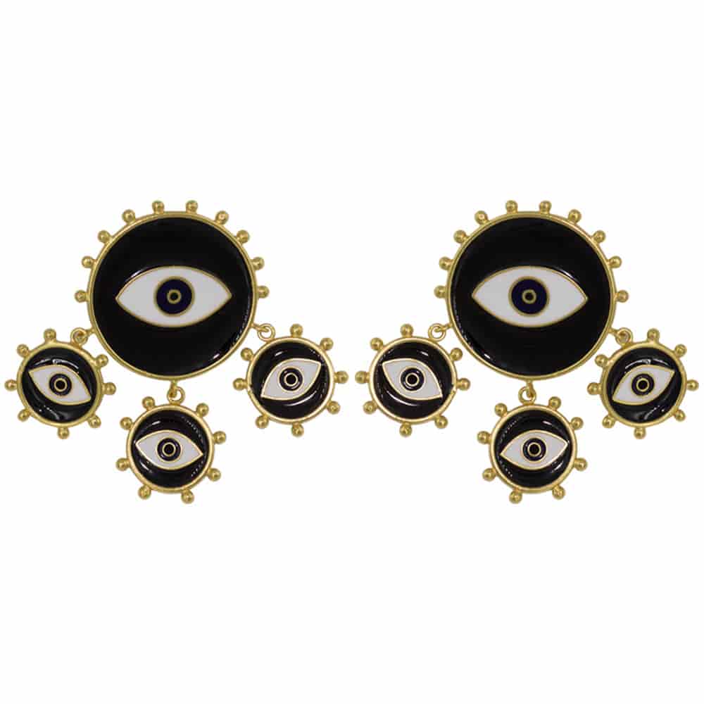 Aretes Triple Havana - miniatura 1