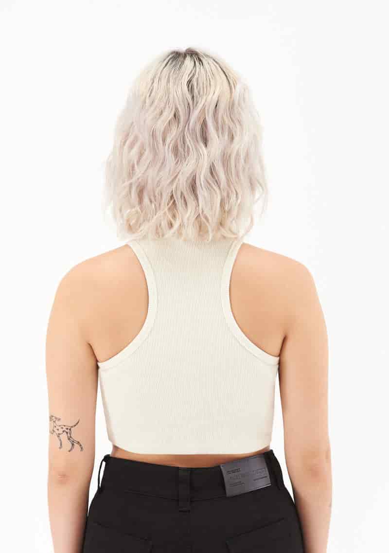 Classic cream crop top - miniatura 4