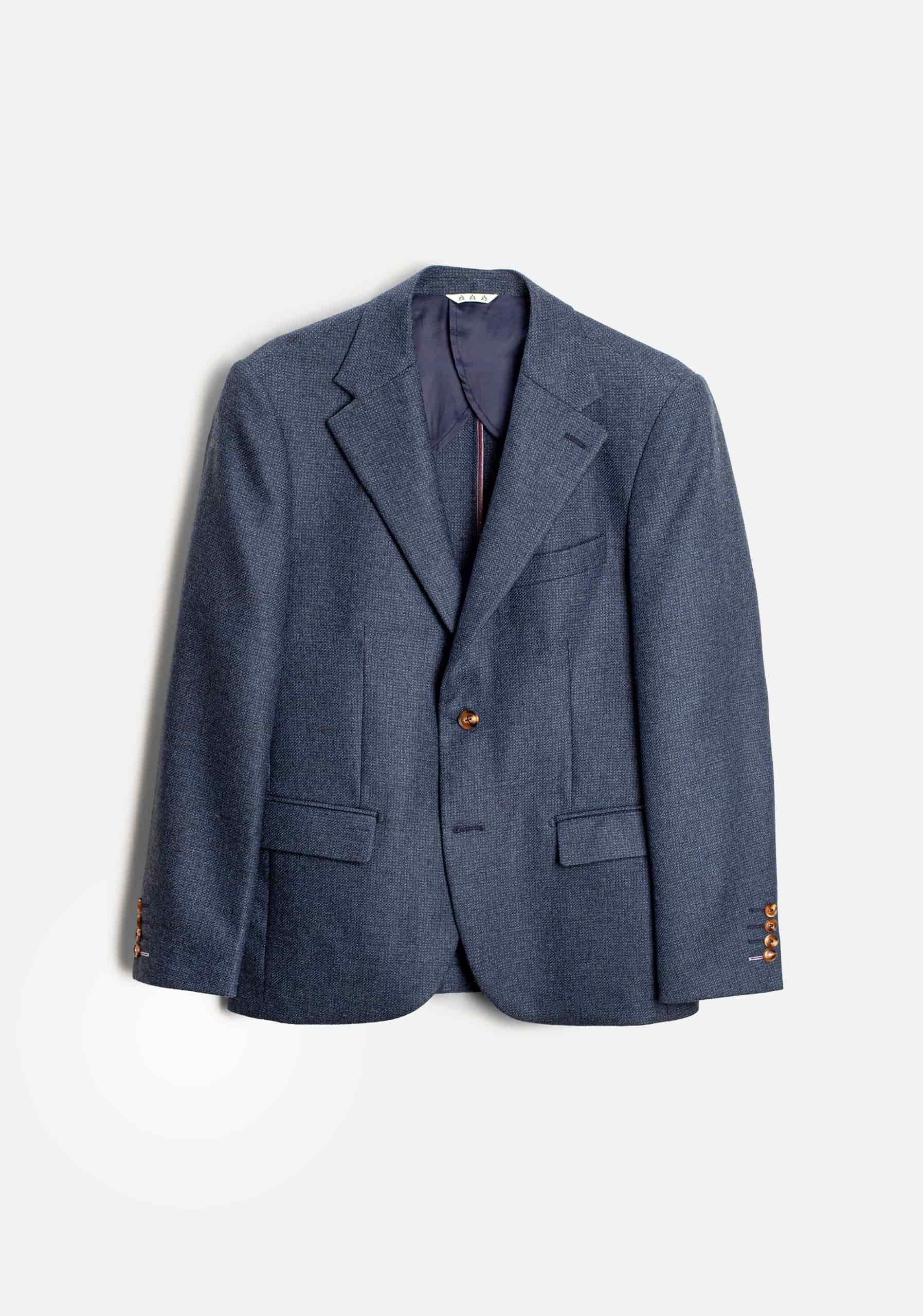 Blazer H Poett Lana Azul Med - miniatura 1