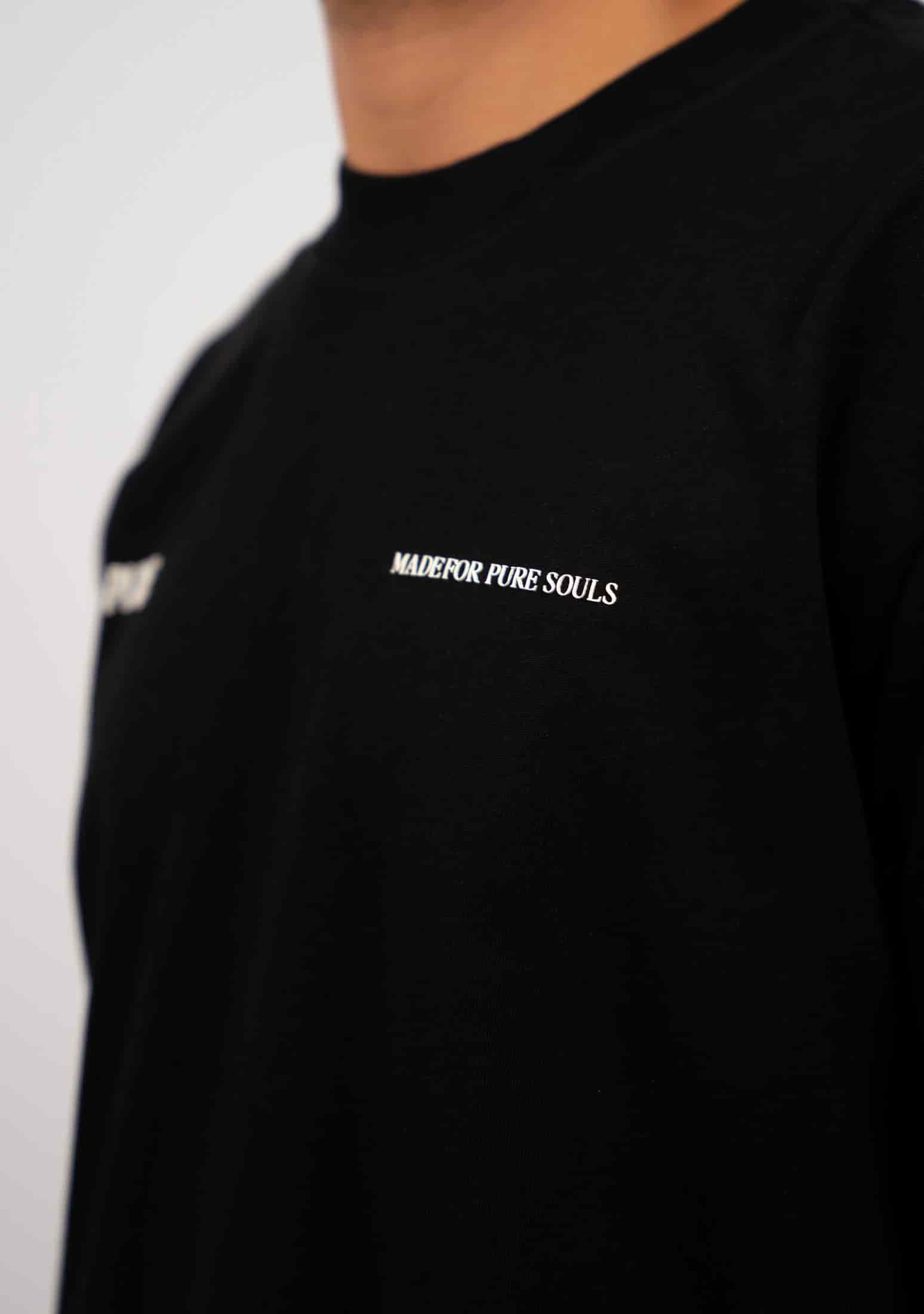 Pure Black Regular T-Shirt - miniatura 5