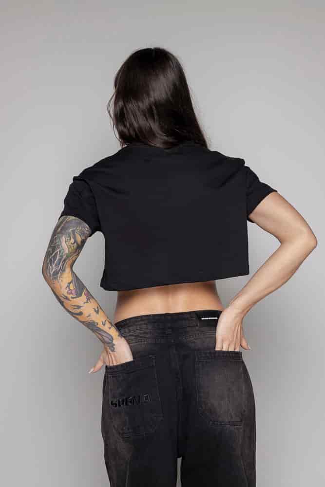 Crop-Top Courage Estrella-Negro - miniatura 3