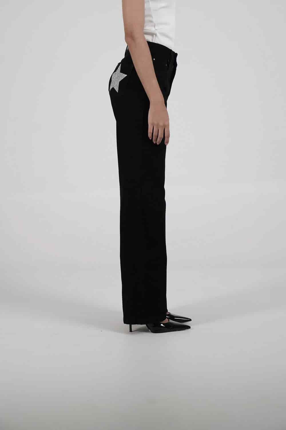Double Black Star Jeans (Silver) - miniatura 5