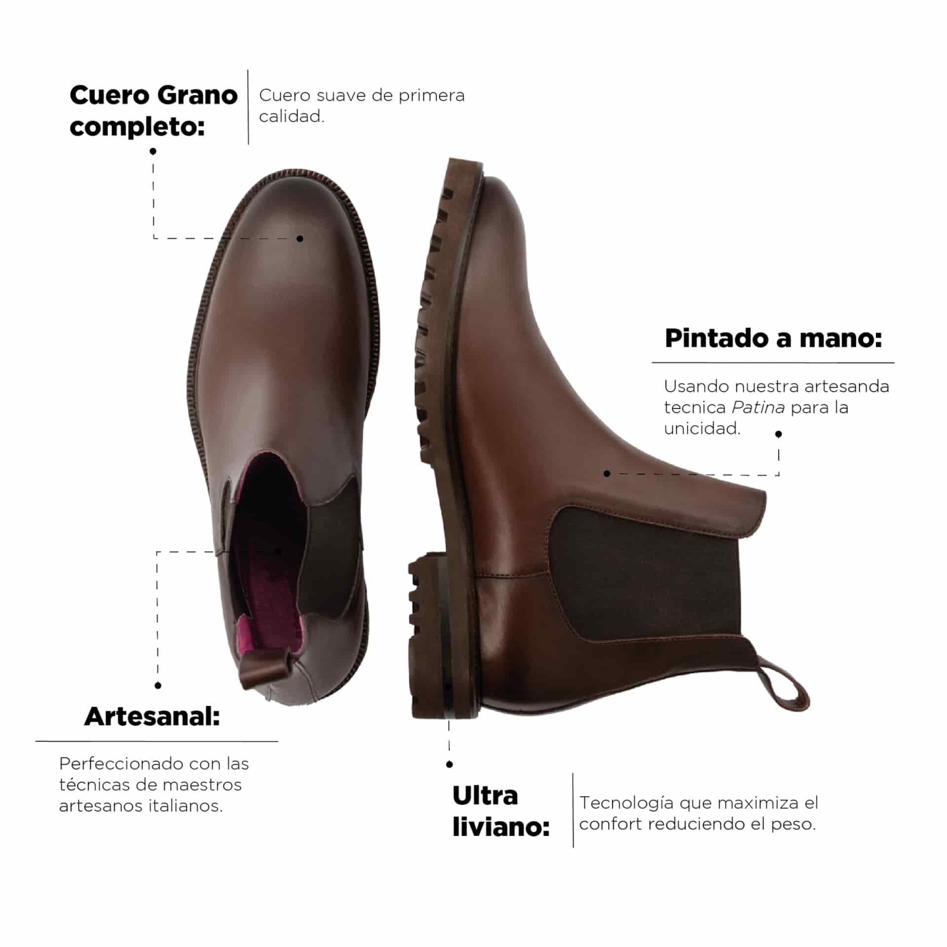 Bota Jacques Café Suela Ultraliviana Sale - miniatura 3