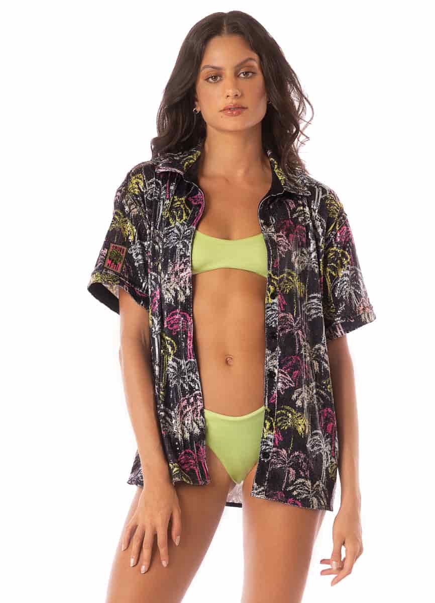 Maaji Neon Palmery Salome Long Shirt - miniatura 1