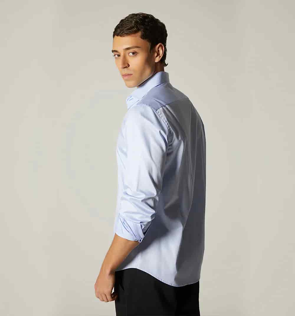 Camisa para hombre manga larga regular fit - miniatura 12