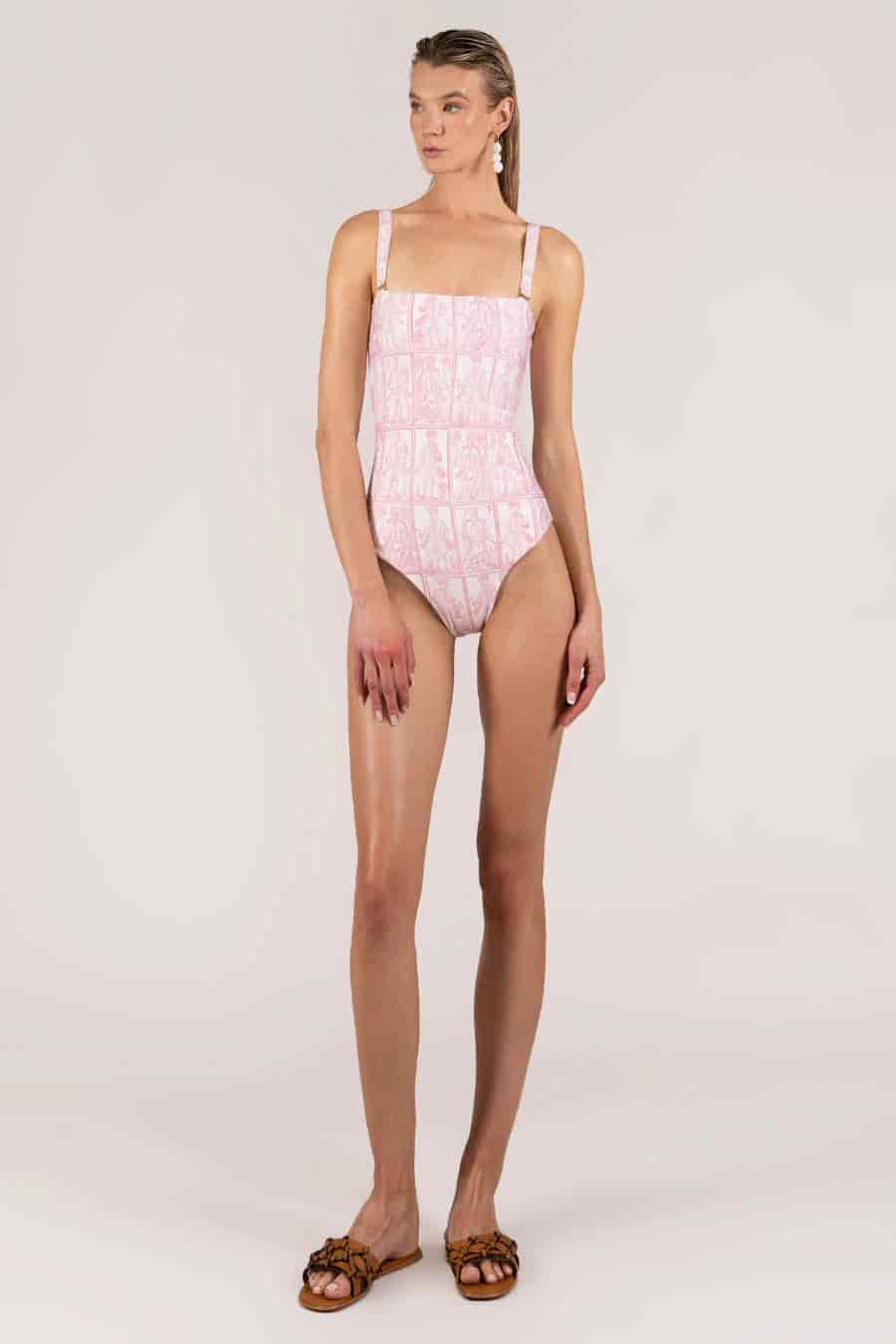 Women's carts one piece swimsuit - miniatura 1