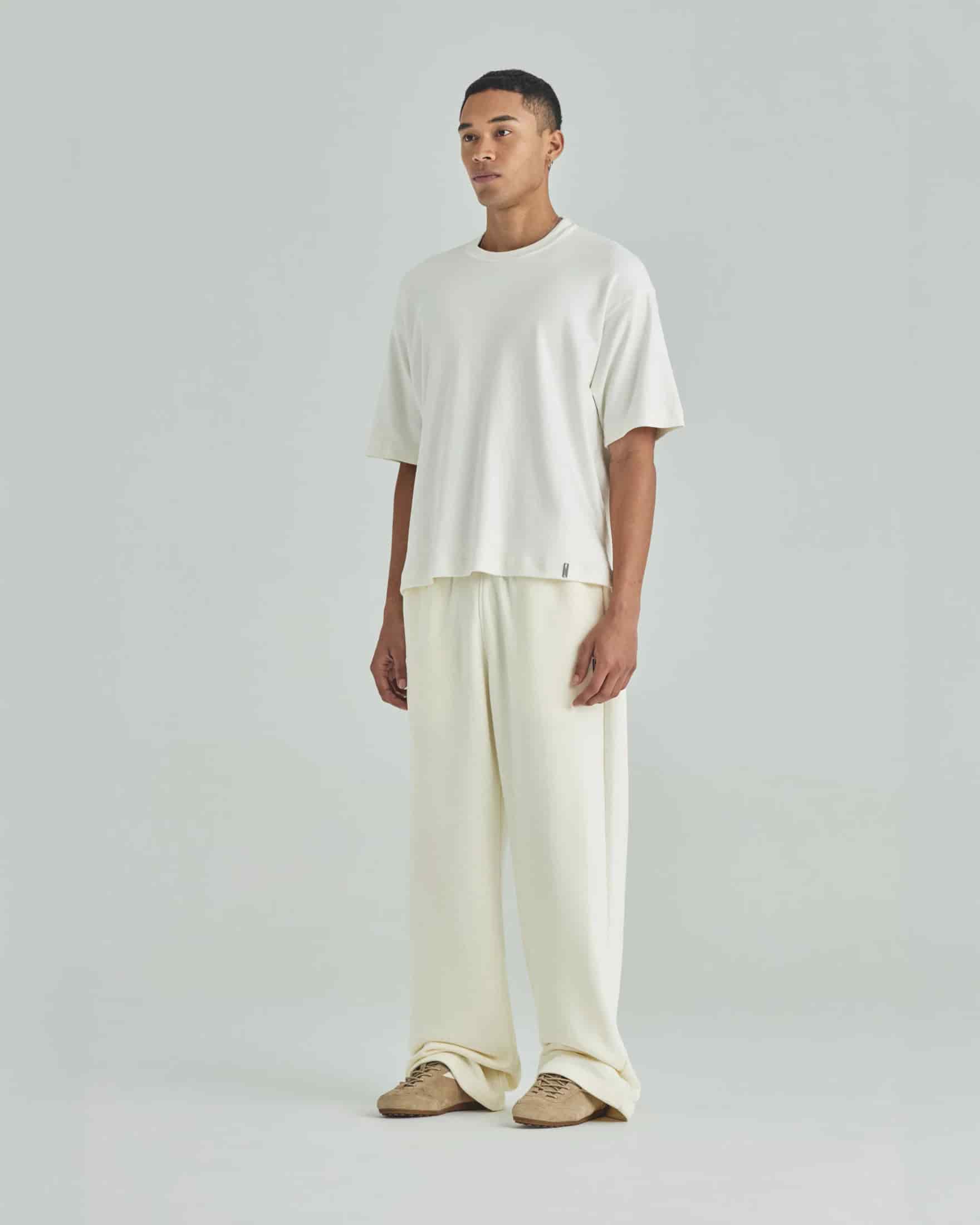 Blanks Barrel Straight Pants Cream - miniatura 14