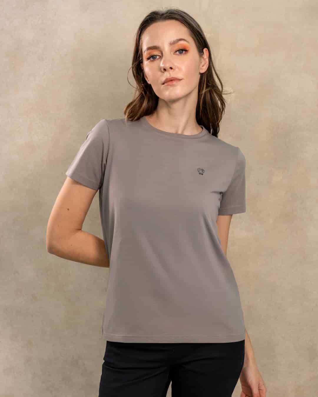 Camiseta Antimanchas de Mujer Arena - Talla Regular - miniatura 1