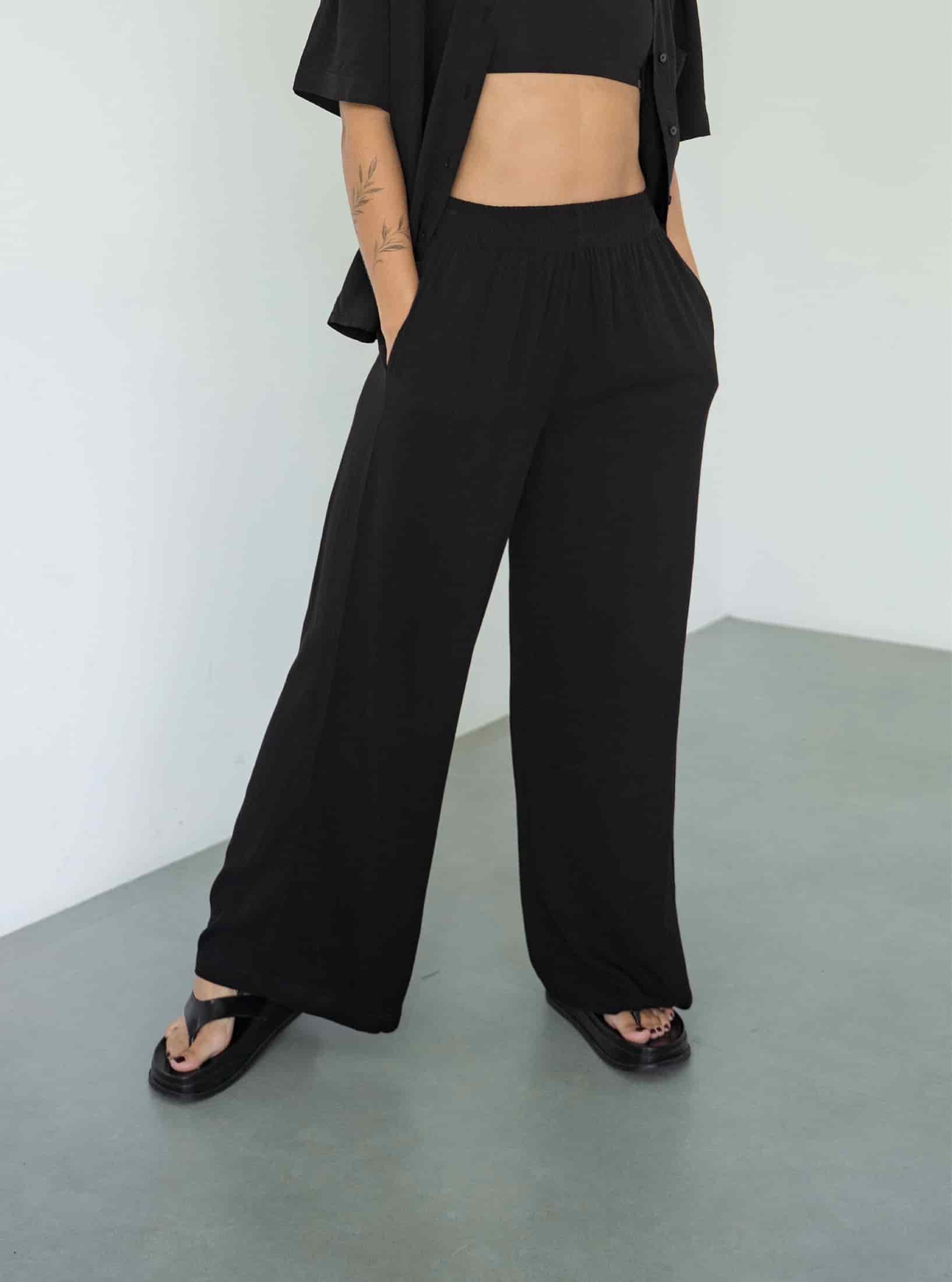 Palazzo Breezy Black - miniatura 2