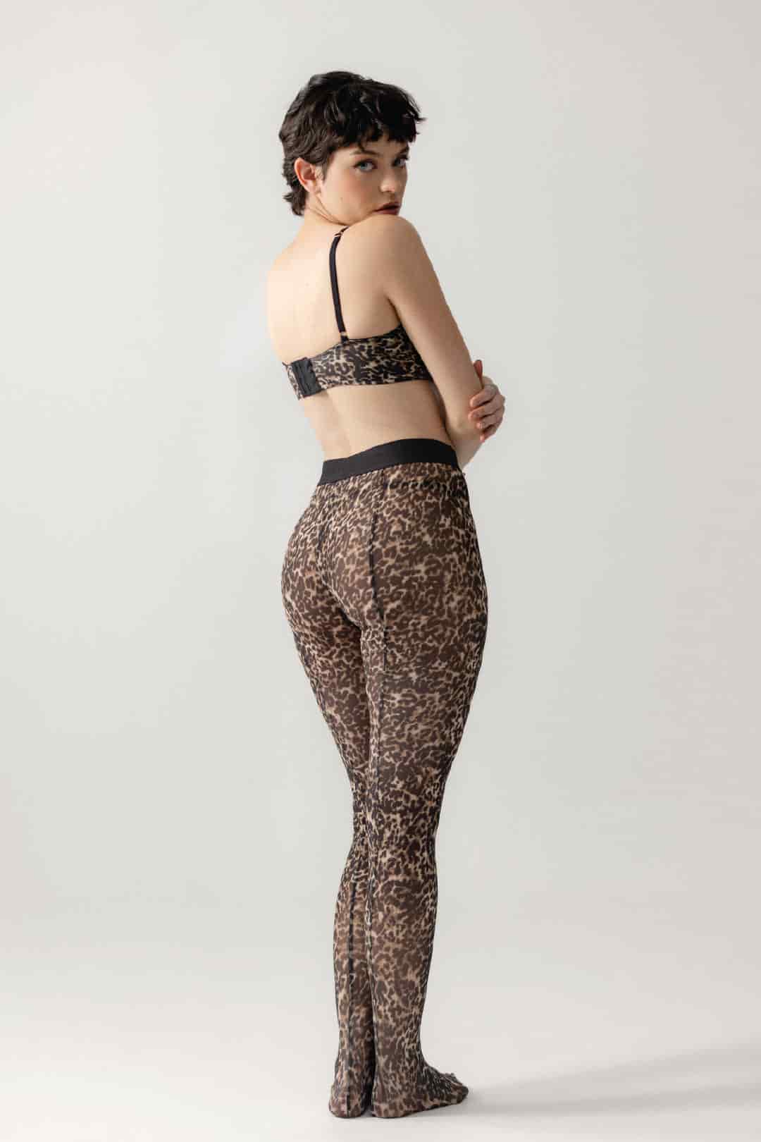 MEDIAS PANTALON PARDO FELINA - miniatura 4