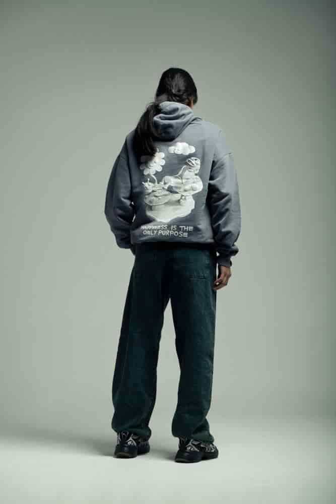 HOODIE CLAY GRIS - miniatura 3