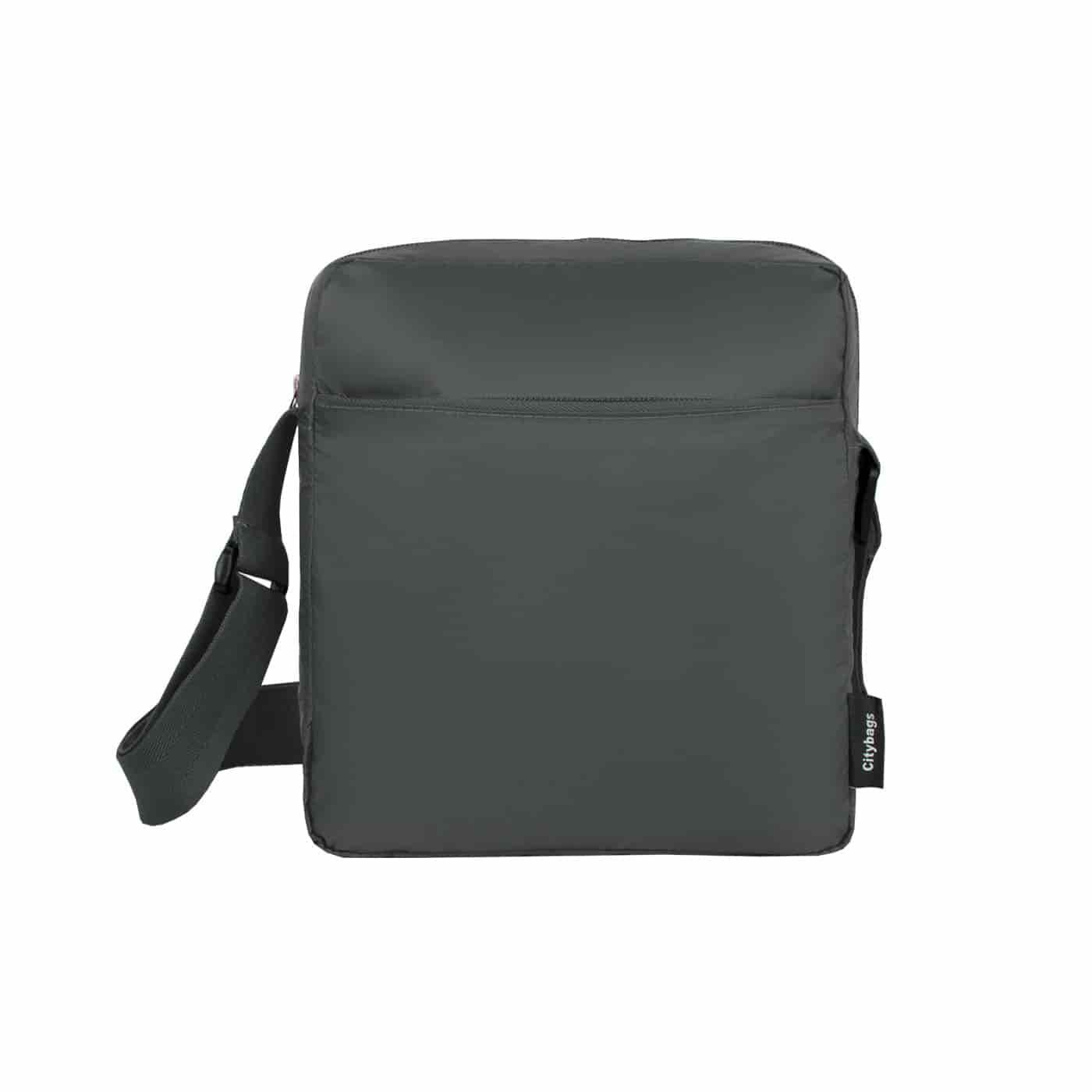 Bolso Manos Libres Viajero Citybags Light Gris - miniatura 1