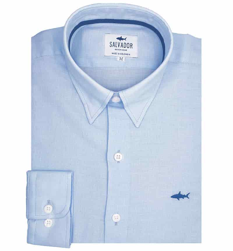 CAMISA AZUL CLARA - miniatura 1
