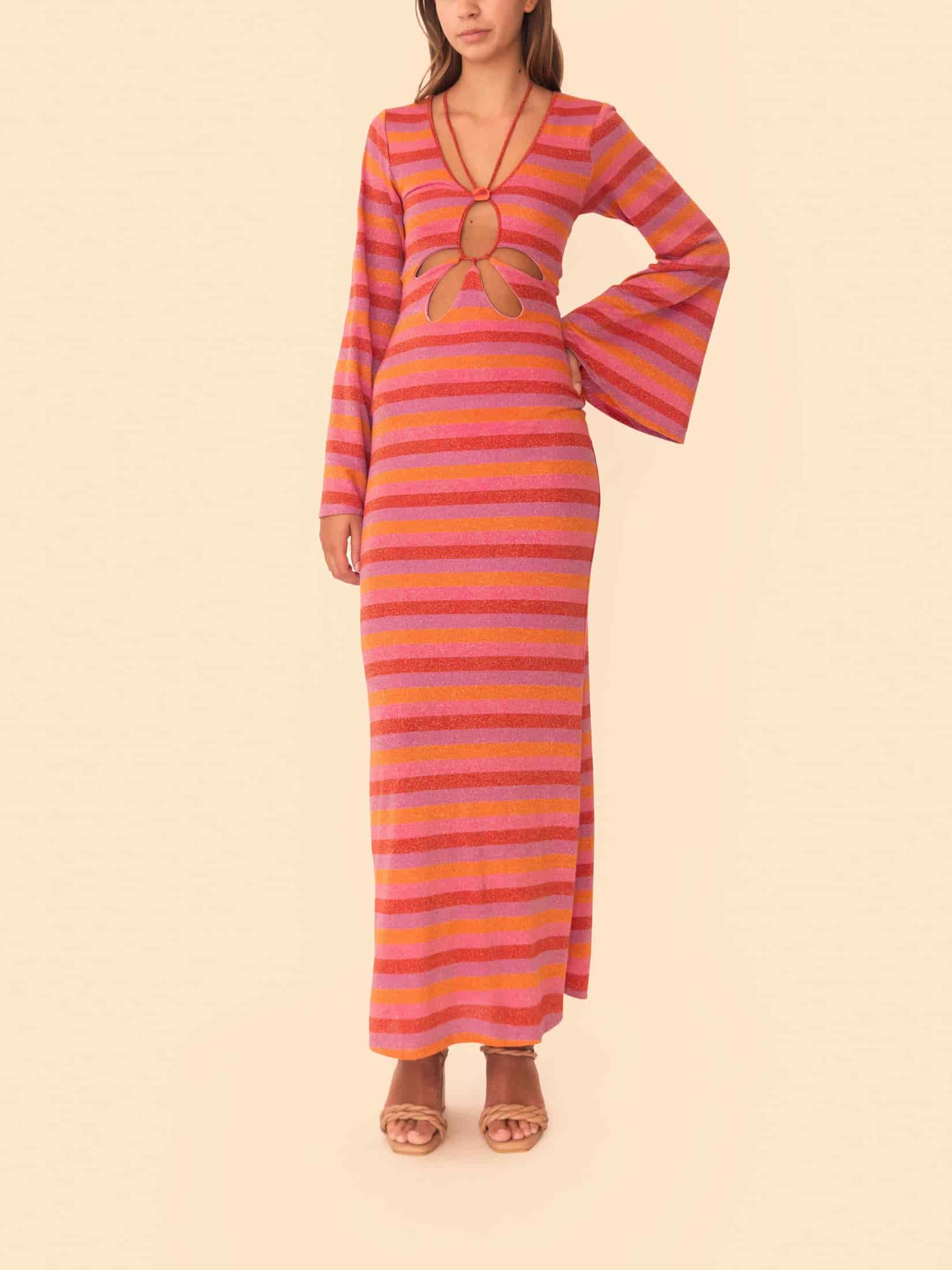 DALI DRESS RASPBERRY RAINBOW - miniatura 3