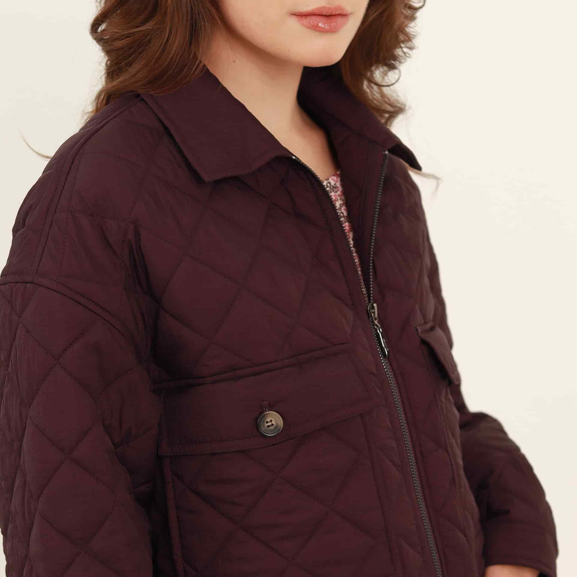 Chaqueta acolchada crop - miniatura 5