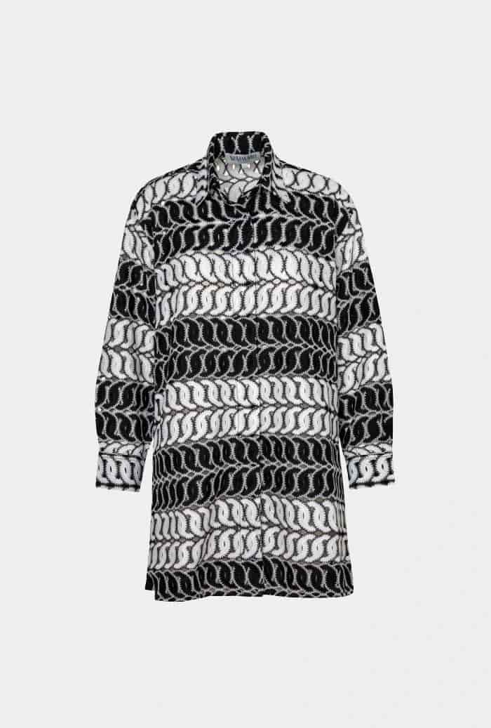 PARAMO SHIRT BLACK/WHITE - miniatura 1